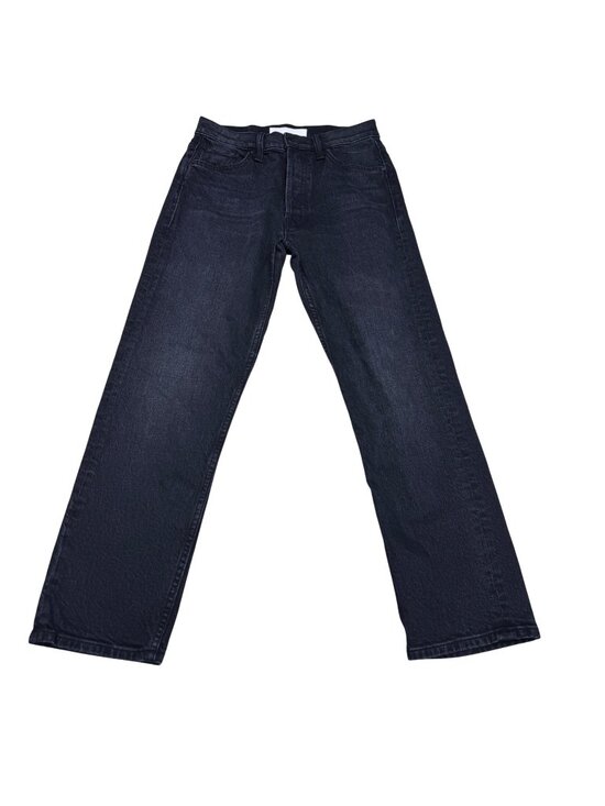 MOTHER Denim - Mother Superior The Tomcat Black Jean Women's Button Fly Denim Pants Sz 27 NWOT